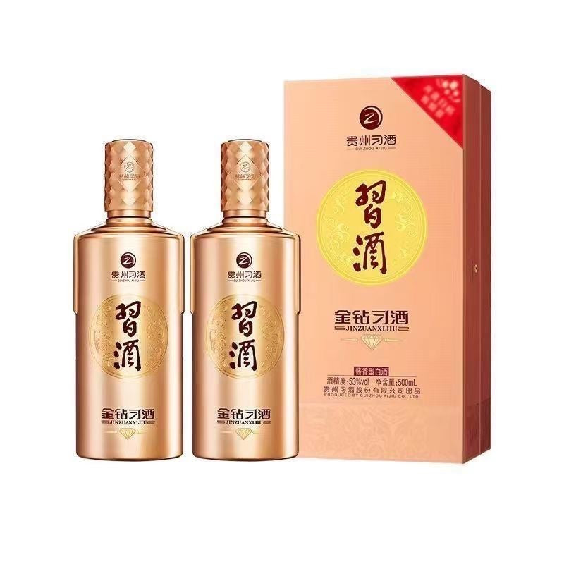Xijiu · Jinzuan (53% ABV) - Premium Guizhou Maotai
习酒·金钻 (53% Vol) - 贵州高端酱香，窖藏之作